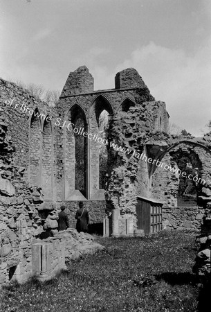 INCH ABBEY CHANCEL FROM S.AISLE